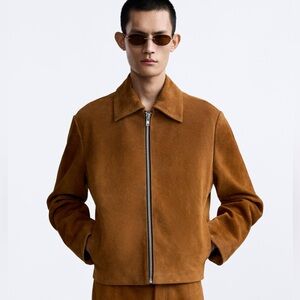 Zara man suede jacket